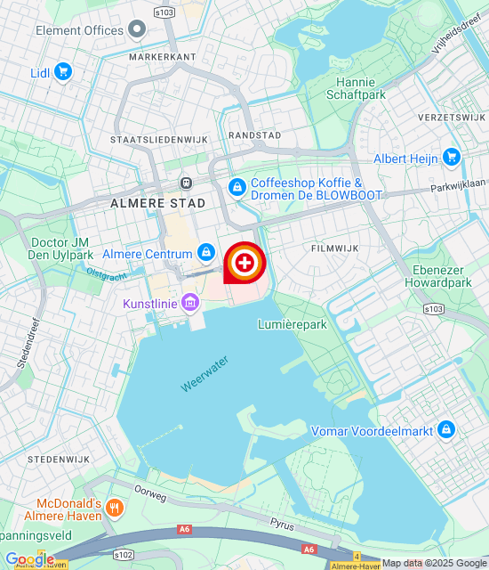 Google maps afbeelding voor Spoedpost Almere