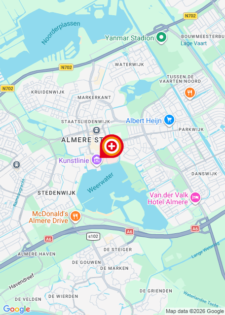 Google maps afbeelding voor Spoedpost Almere